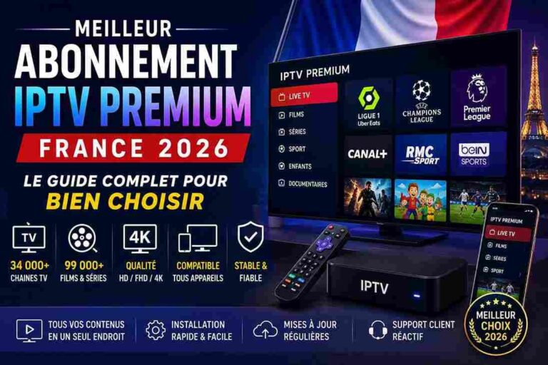 Meilleur Abonnement IPTV Premium France 2026 | Guide Complet